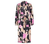 Betty & Co Damen Casual-Kleid mit Kragen Black/Taupe,44