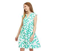 Betty & Co Damen Casual-Kleid mit Print White/Green,40