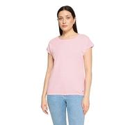 Betty & Co Damen Casual-Shirt mit Gummizug S, Pink/Cream