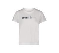 Betty & Co Damen Casual-Shirt mit Stickerei M, Patch Cream/Dark Blue