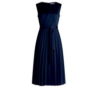 Betty & Co Damen Midikleid mit Plissee 46, Dunkelblau