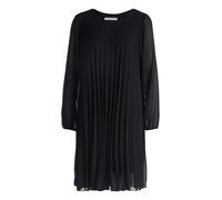 Betty & Co Damen Chiffonkleid mit Plissee M, Schwarz
