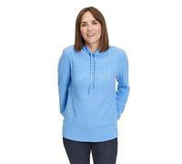 Betty & Co Damen Dover Strickpullover Kurz 1/1 Arm, Blue Melange, 44 EU