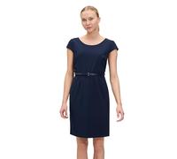 Betty & Co Damen Etuikleid mit Gürtel 38, Dunkelblau