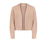 Betty & Co Damen Grobstrickjacke ohne Verschluss 42, Hellbraun