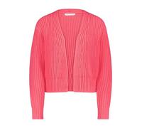 Betty & Co Damen Grobstrickjacke ohne Verschluss Koralle,40