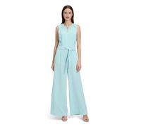 Overall BETTY & CO "Betty & Co Jumpsuit ohne Arm", Damen, Gr. 36, Normalgrößen, blau (pastel turquoise), Obermaterial: 100% Polyester. Futter: 100% Polyester., feminin, tailliert, Rundhals, ohne Ärmel