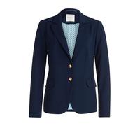Betty & Co Damen Klassischer Blazer mit Taschen 44, Dunkelblau