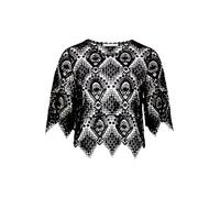 Betty & Co Damen Lochstrick-Pullover mit Lochmuster