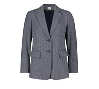 Betty & Co Damen Longblazer mit Taschen Dunkelblau/Grau,40