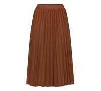 Midirock BETTY & CO "Damen mit Plissee", Damen, Gr. 44, braun, Netz, Obermaterial: 100% Polyester. Futter: 100% Polyester, figurumspielend lang, Röcke, Plissee (77532730-44) braun