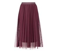 Betty & Co Damen Midirock mit Plissee 38, Dark Aubergine