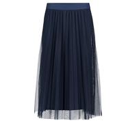 Betty & Co Damen Midirock mit Plissee 42, Dunkelblau