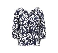 Betty & Co - Schlupfbluse dark blue/nature - Gr. - 42