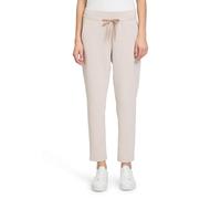 Betty & Co Damen Schlupfhose mit Bindegürtel 36, Taupe/Cream