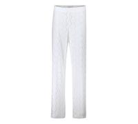 Betty & Co Damen Schlupfhose mit Lochmuster 40, Rohweiß