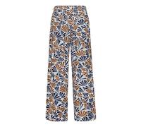 Schlupfhose BETTY & CO "Damen mit Print", Damen, Gr. 44, Normalgrößen, nature, braun, Obermaterial: 89% Viskose, 11% Polyamid, figurumspielend lang, Hosen Schlupfhose (68163554-44) nature, braun