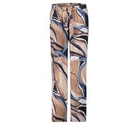 Betty & Co Damen Schlupfhose mit Print 36, Nature/Blue