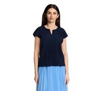 Betty & Co - Kurzarm-Shirt dunkelblau - Gr. - S