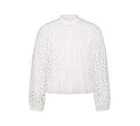 Spitzenbluse BETTY & CO "Damen mit Stehkragen", Damen, Gr. 36, weiß, Obermaterial: 100% Baumwolle, figurumspielend normal, Blusen Spitzenbluse (14651059-36) weiß