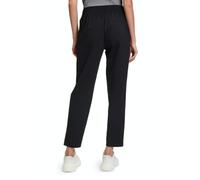 Betty & Co Damen Stretch-Hose mit Eingrifftaschen, schwarz, figurbetont 7/8-Länge, Größe 36