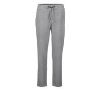 Betty & Co Damen Stretch-Hose mit Nadelstreifen 42, Grey Melange