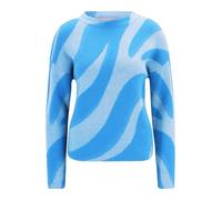 Strickpullover BETTY&CO "Betty & Co mit Jacquard" Gr. 36, blau (blau, blau) Damen Pullover (82461614-36) blau, blau