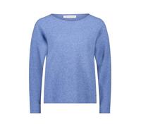 Betty & Co Strickpullover Damen Rundhalsausschnitt Middle Blue Melange Größe 38