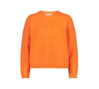 Betty & Co Damen Strickpullover mit Rundhalsausschnitt 42, Neon Orange