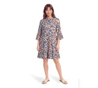 Sommerkleid BETTY & CO "Damen mit Print", Damen, Gr. 42, Normalgrößen, nature, braun, Obermaterial: 89% Viskose, 11% Polyamid, lässig geschnitten kurz, Kleider Sommerkleid (73235728-42) nature, braun