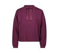 Betty & Co Damen Sweatshirt mit Stehkragen 44, Dark Aubergine