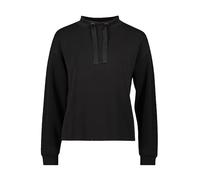 Sweatshirt BETTY & CO "Damen mit Stehkragen", Damen, Gr. 46, schwarz, Steppware, Obermaterial: 47% Modal, 47% Polyester, 6% Elasthan, lässig geschnitten normal, Sweatshirts Sweatshirt (18051008-46) sc