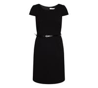 Betty & Co Damen Etuikleid mit Gürtel Schwarz Größe 38