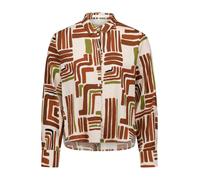 Betty & Co - Gemusterte Cordbluse beige - Gr. - 42