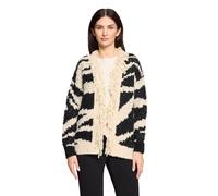 Betty & Co - Grobstrickjacke nature/black - Gr. - L