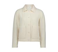 Canvasjacke BETTY & CO "Damen mit Kragen", Damen, Gr. 40, beige (cream), Obermaterial: 82% Polyester, 18% Polyamid, gerade, Jacken (30384606-40) cream