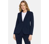Betty & Co Damen Klassischer Blazer mit Taschen 42, Dunkelblau