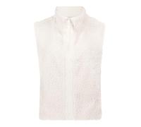 Plüschweste BETTY & CO "Betty & Co Damen Kunstfell-Weste mit Taschen", Damen, Gr. 38, beige (cream), Obermaterial: 100% Polyester. Besatz: 95% Polyester, 5% Elasthan. Futter: 100% Polyester., casual,