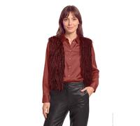 Betty & Co - Kunstfell-Weste Deep Cherry - Gr. - 44