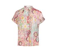 Betty & Co - Kurzarm-Bluse Pink/Green - Gr. - 40