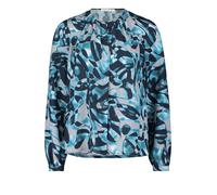 Betty & Co - Langarm-Bluse dunkelblau/grau - Gr. - 36