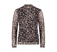 Betty & Co - Leicht transparentes Shirt nature-black - Gr. - L