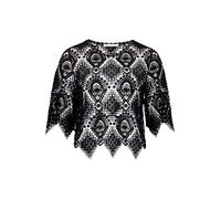 Betty & Co - Lochstrick-Pullover Schwarz - Gr. - 44