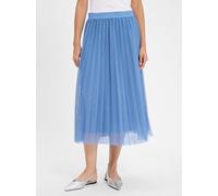 Betty & Co Damen Midirock mit Plissee 40, Blau