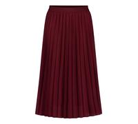 Midirock BETTY & CO "Damen mit Plissee", Damen, Gr. 38, rot (fall burgundy), Netz, Obermaterial: 100% Polyester. Futter: 100% Polyester, figurumspielend lang, Röcke, Plissee (12557327-38) fall burgund