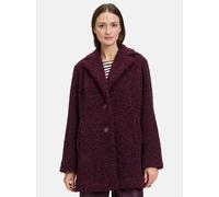 Outdoorjacke BETTY & CO "Betty & Co Damen Outdoorjacke mit Reverskragen", Damen, Gr. 40, lila (schwarz aubergine), Obermaterial: 100% Polyester. Futter: 100% Polyester., modisch, gerade, Langarm, Jack