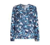 Betty & Co - Schlupfbluse dunkelblau/grau - Gr. - 36