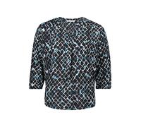 Betty & Co Damen Schlupfbluse mit Print 40, Mint/Black