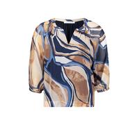 Betty & Co - Schlupfbluse nature/blue - Gr. - 38