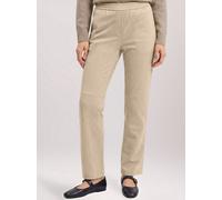 Schlupfhose BETTY & CO "Damen gerader Schnitt", Damen, Gr. 36, Normalgrößen, beige (mocha meringue), Obermaterial: 95% Polyester, 05% Elasthan, gerade 7/8-Länge, Hosen Schlupfhose (47072221-36) mocha 